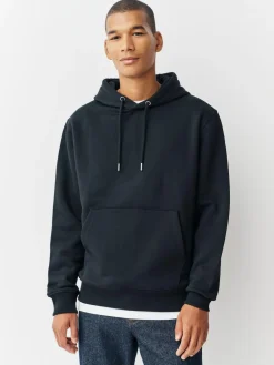 Best Next Cotton Rich Jersey Overhead Hoodies 2 Pack Black/Burgandy Red