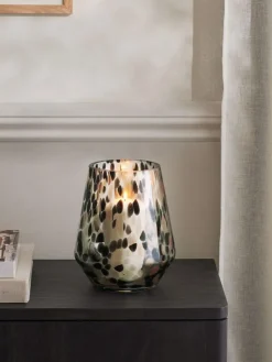 Best Next Black/Gold Glass Confetti Hurricane