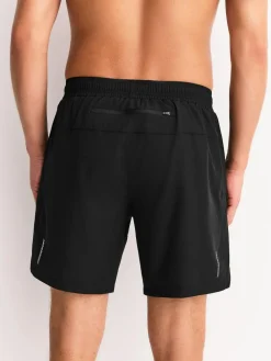 Next 7 Inch Active Gym Sports Shorts 2 Pack Black/Grey