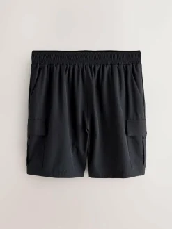 Next Black/Grey Active Cargo Gym Training Shorts 2 Pack^ Shorts