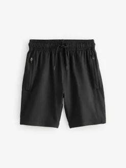 Sale Next Light Weight Sports Shorts 2 Pack (3-17yrs) Black/Grey