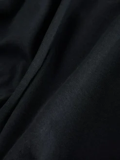 Best Next Short Sleeve Jersey Pyjamas Set Black/Grey Marl