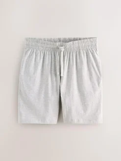 Best Next Short Sleeve Jersey Pyjamas Set Black/Grey Marl