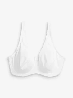 Discount Next Non Pad Full Cup DD+ Cotton Blend Ultimate Comfort Bras 3 Pack Black/Grey Marl/White