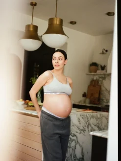 Sale Next Maternity Nursing Crop Ultimate Comfort Tops 2 Pack Black/Grey