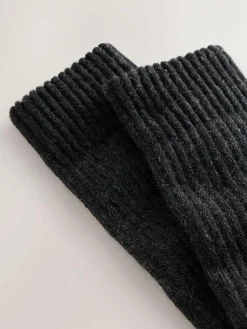 Online Next Black/Grey Thermal Workwear Socks 2 Pack