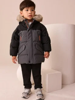 Next Waterproof Warm Padded Coat (12mths-10yrs)^BOY Newborn Clothing|Baby Winter Clothing