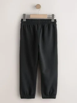Sale Next Black/Grey/Charcoal Regular Fit Joggers 3 Pack (3-16yrs)
