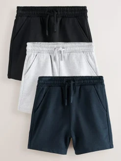 Next Jersey Shorts 3 Pack (3mths-7yrs)^BOY Shorts|Shorts