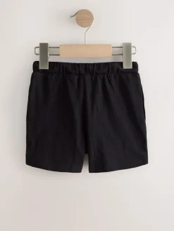 Next Black/Grey/Navy Blue Lightweight Shorts 3 Pack (3mths-7yrs)