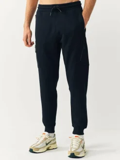 New Next Slim Fit Utility Brushback Heavyweight 2 Pack Cargo Joggers Black/Khaki Green