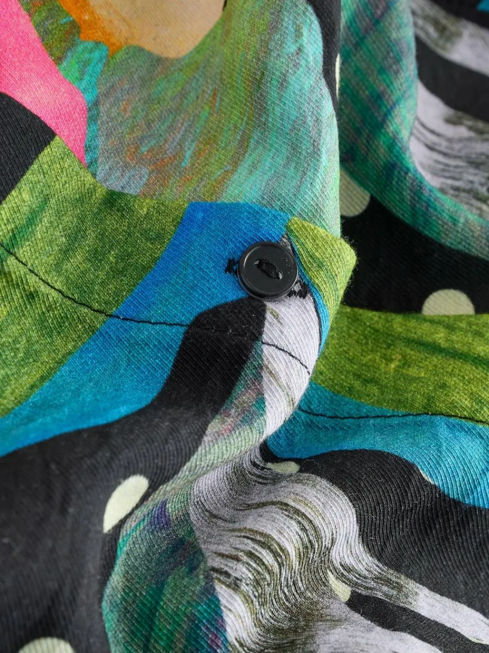 Next Long Sleeve Midi Shirt Dress^Women Midi Dresses