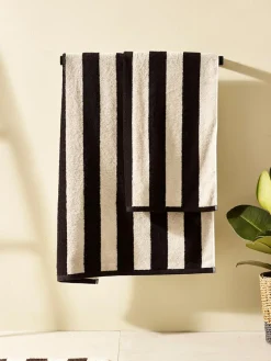 Next Stripe 100% Cotton Towel^ Towels & Bathmats