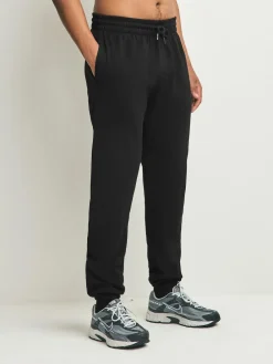 Best Next Black/Navy Blue Cuffed Brushback Heavyweight Open 2 Pack Joggers