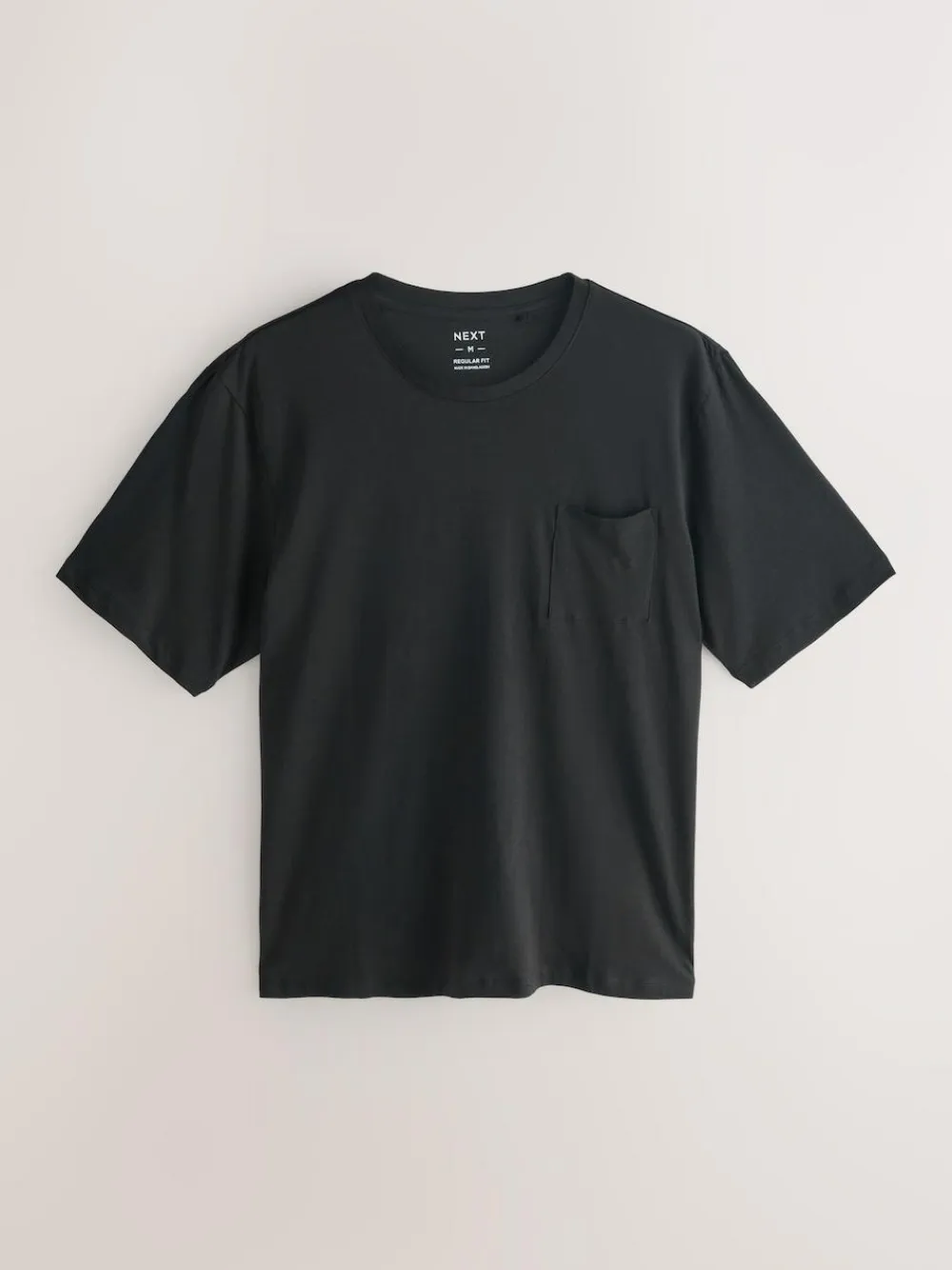 Clearance Next Black/Navy Blue Jersey Check Short Sleeve Pyjamas Set 3 Pack