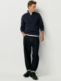 Next N.Premium 100% Cotton Regular Fit Premium Quarter Zip Jumpers 2 Pack^ Nightwear|Knitwear