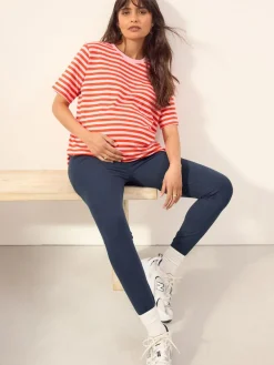 Discount Next Black/Navy Blue/Brown Maternity Leggings 3 Pack