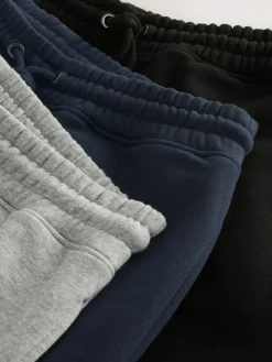 Next Slim Fit Cotton Rich Jersey Joggers 3 Pack^ Joggers|Joggers