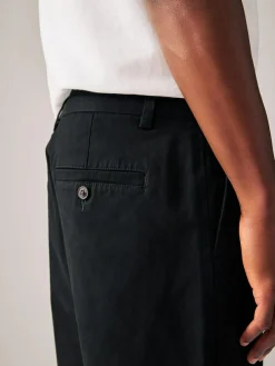 Hot Next Slim Fit Stretch Chino Shorts 2 Pack Black/Navy