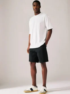 Next Straight Fit Stretch Chino Shorts 2 Pack^ Shorts