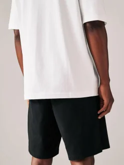 Next Straight Fit Stretch Chino Shorts 2 Pack^ Shorts