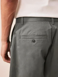 Next Black/Navy/Charcoal Straight Fit Stretch Chinos Shorts 3 Pack^ Shorts