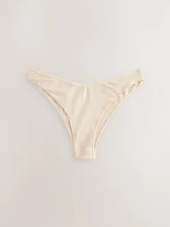 Sale Next Extra High Leg Cotton Rich Knickers 5 Pack Black/Pastel Rose Nude/White