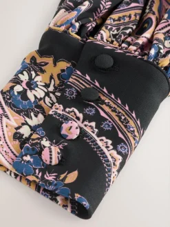 Next Long Sleeve Twist Neck Jersey Blouse^Women Blouses & Shirts