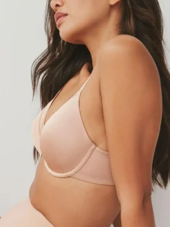 Next Black/Praline Nude Full Cup A-E Smoothing Ultimate Comfort Bras 2 Pack^Women Bras