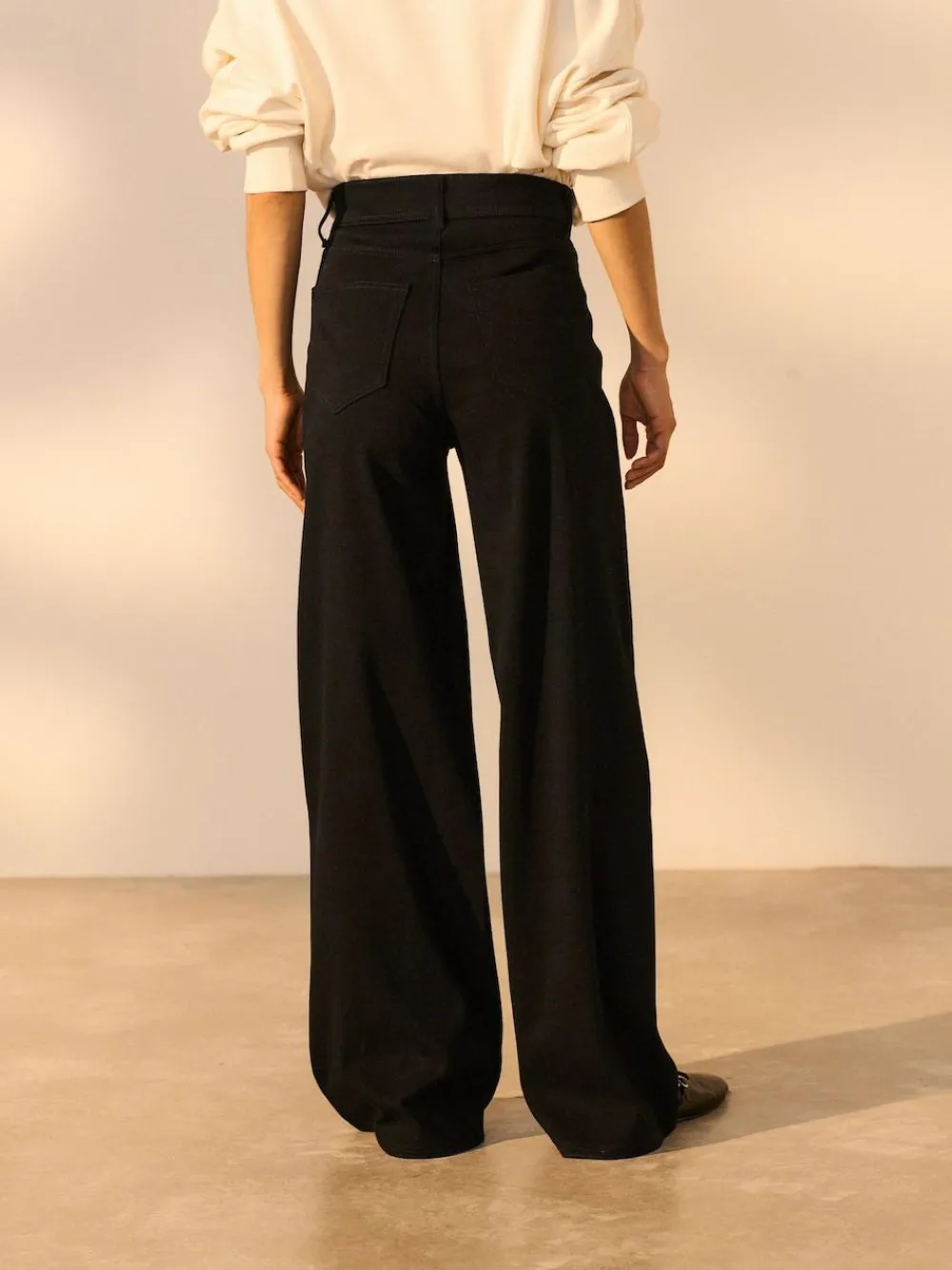 Next Jersey Denim Wide Leg Trousers 2 Pack^Women Jeans|Jeans