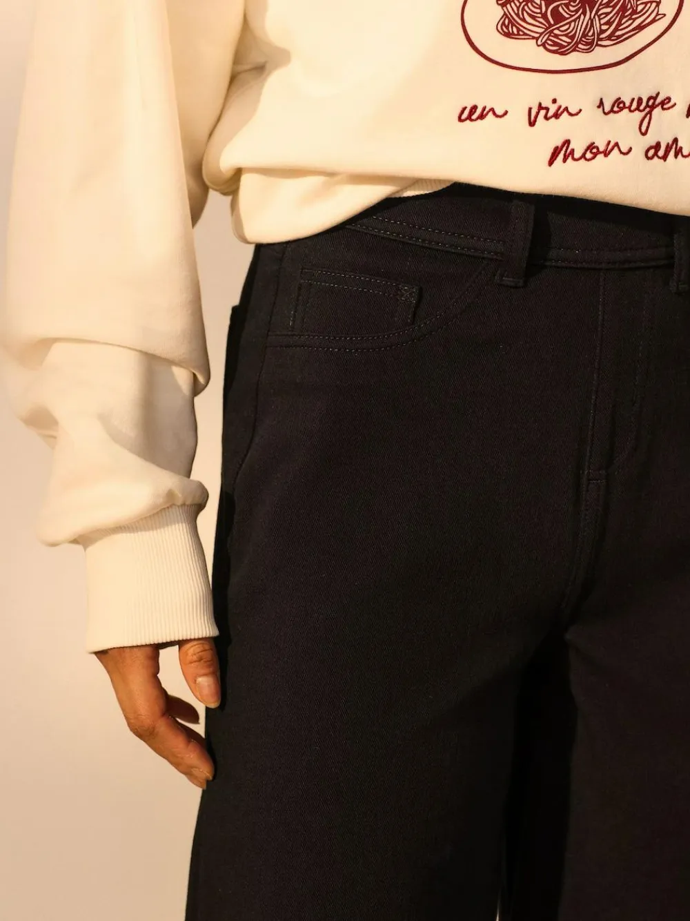 Next Jersey Denim Wide Leg Trousers 2 Pack^Women Jeans|Jeans