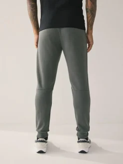 Next Black/Slate Grey Interlock Soft Touch 2 Pack Cuffed Joggers