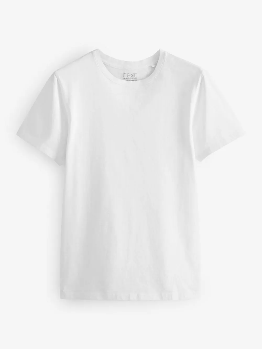 Sale Next Black/Slate/Grey Marl/White/Navy/Blue Regular Fit Essential Cotton T-Shirts 6 Pack