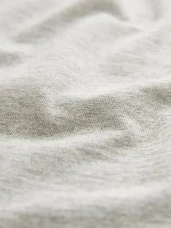 Next Black/Slate/Grey Marl/White/Navy/Blue Slim Fit Essential Cotton T-Shirts 6 Pack^ Nightwear|Tops & T-Shirts