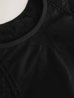 Next Black/Stone Seamless High Neck Medium Impact Sports Bras 2 Pack^Women Bras|All Lingerie