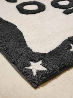 Clearance Next Bathroom Disco Bath Mat Black/White