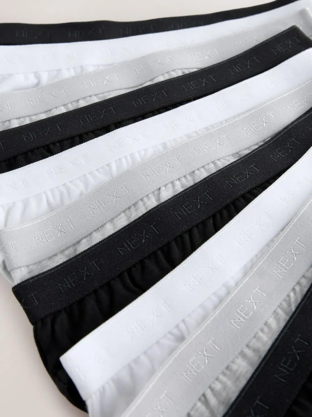 Online Next Bikini Briefs 10 Pack (5-16yrs) Black/White