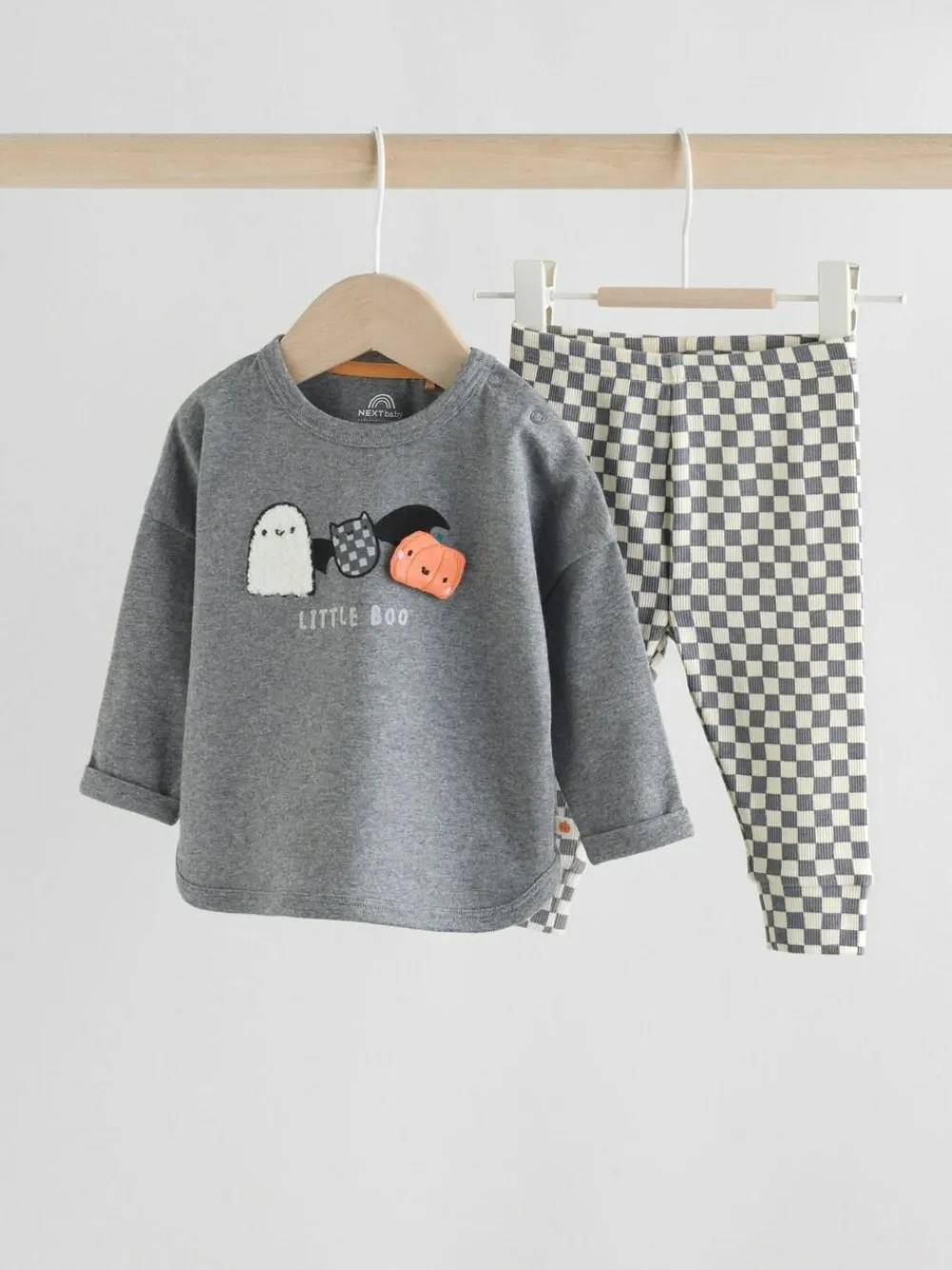 Next Black/White Character Baby Halloween Top/Leggings Set (0mths-2yrs)^ Cosy Club