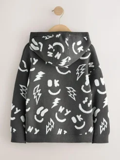 Next Knitted Hoodie (3-16yrs)^BOY Knitwear & Sweaters|Knitwear
