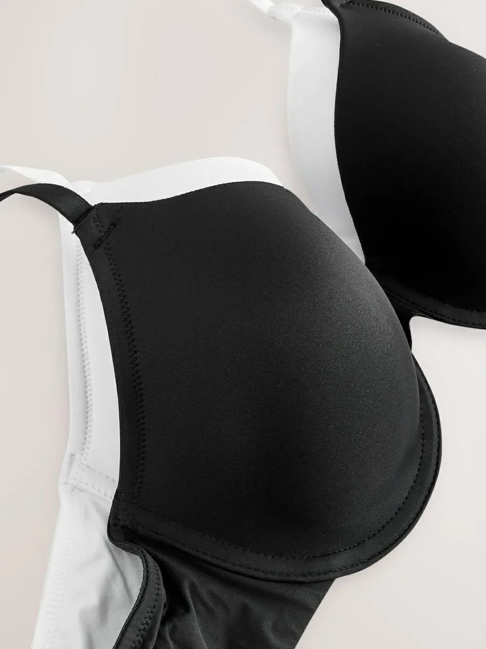 Next Black/White Full Cup A-E Smoothing Ultimate Comfort Bras 2 Pack^Women Bras|All Lingerie