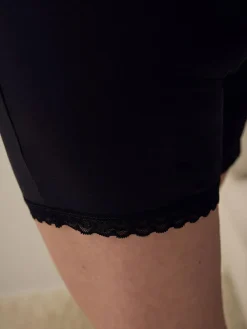 Next Black/White Menopause Friendly Cooling Thigh Smoothing Shorts 2 Pack^Women Shapewear