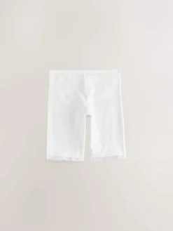 Next Black/White Menopause Friendly Cooling Thigh Smoothing Shorts 2 Pack^Women Shapewear