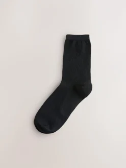 Discount Next Ankle Socks 7 Pack Black/White Mix Print