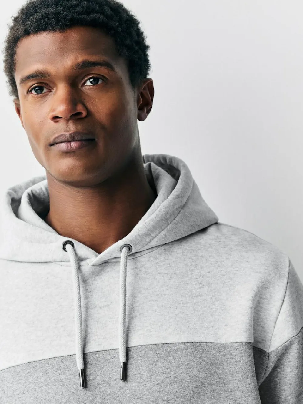 Discount Next Overhead Hoodie Colour Blocking Sweatshirt Black/White