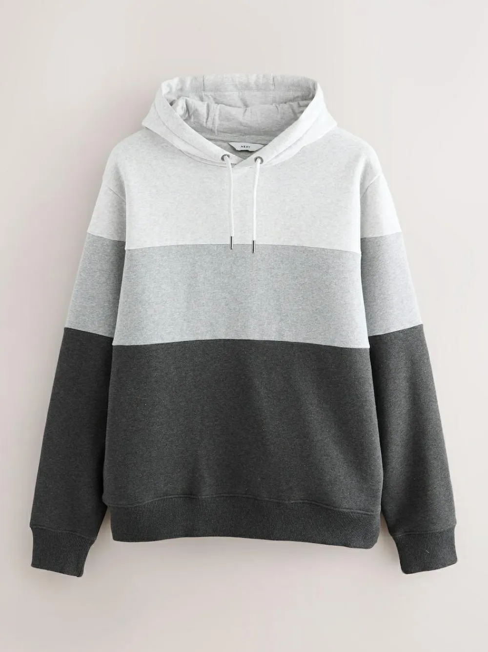 Discount Next Overhead Hoodie Colour Blocking Sweatshirt Black/White