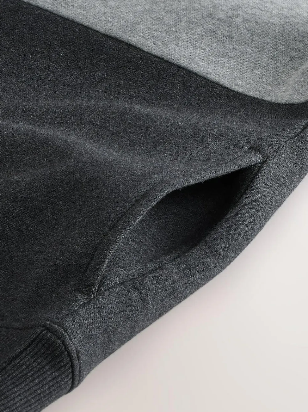 Discount Next Overhead Hoodie Colour Blocking Sweatshirt Black/White