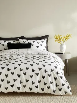Next Black/White Reversible Duvet Cover and Pillowcase Set^ Bedsets & Duvet Covers