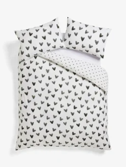 Next Black/White Reversible Duvet Cover and Pillowcase Set^ Bedsets & Duvet Covers