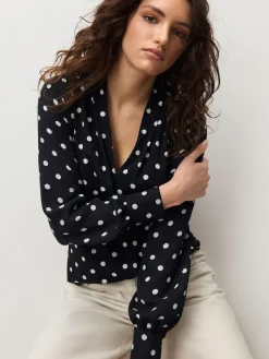 Next Long Sleeve V-Neck Blouse^Women Blouses & Shirts
