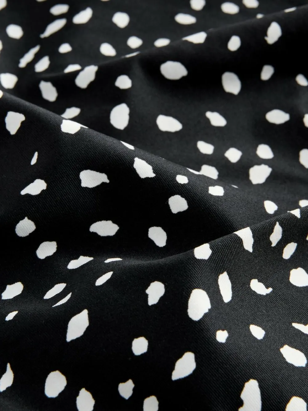 Hot Next Black/White Spot Ruched Side Tummy Shaping Control Swimsuit